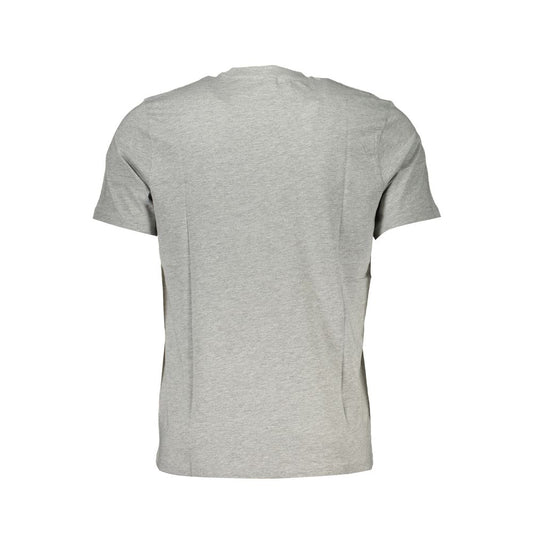 North Sails Gray Cotton Men T-Shirt