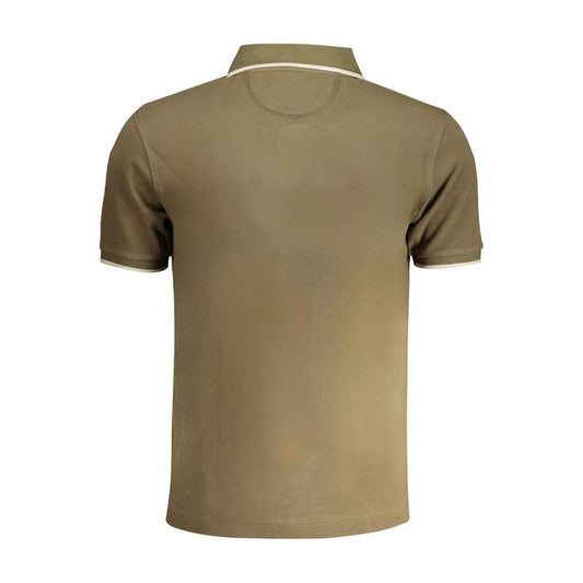 La Martina Green Cotton Polo Shirt
