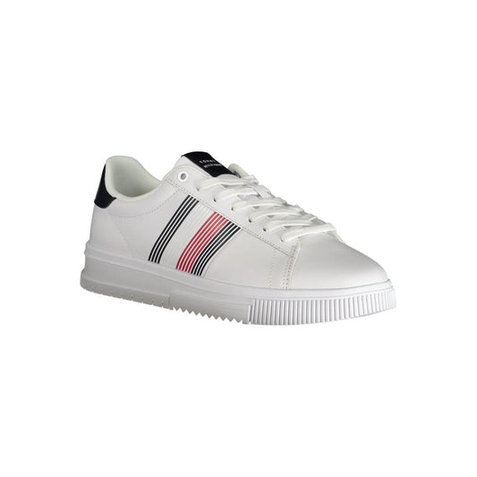 Tommy Hilfiger White Polyester Sneaker