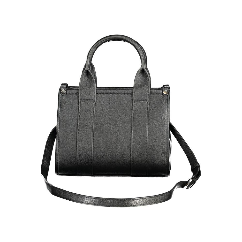 Front view with bag zipped and handles upright.