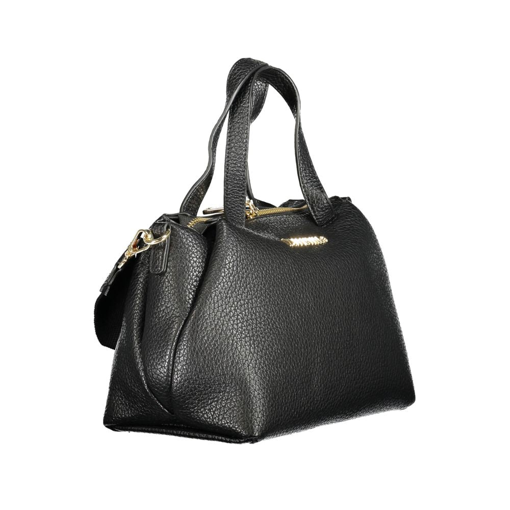 Front view with bag zipped and handles upright.