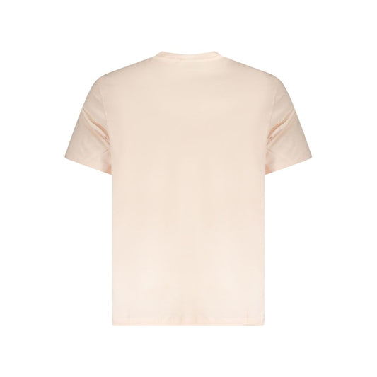 Calvin Klein Pink Cotton Men T-Shirt