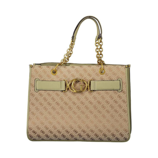 Guess Jeans Green Polyester Women Handbag