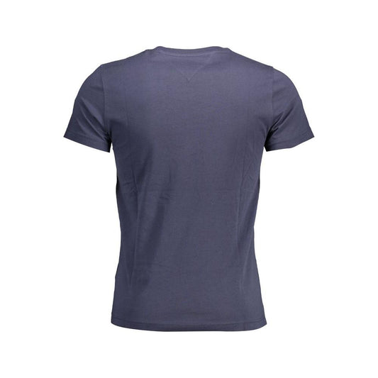 Tommy Hilfiger Blue Cotton Men T-Shirt