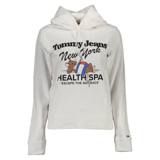Tommy Hilfiger White Cotton Women Sweater
