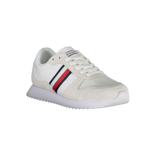 Tommy Hilfiger White Polyester Men Sneaker