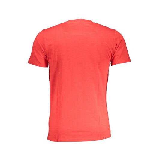 Cavalli Class Red Cotton T-Shirt