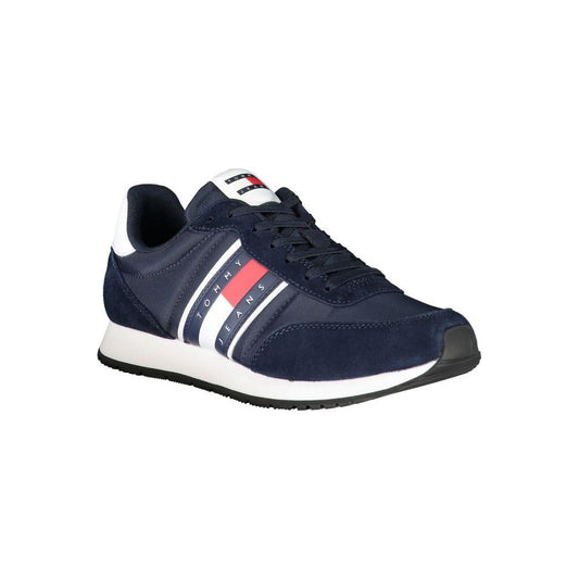 Tommy Hilfiger Blue Polyester Sneaker