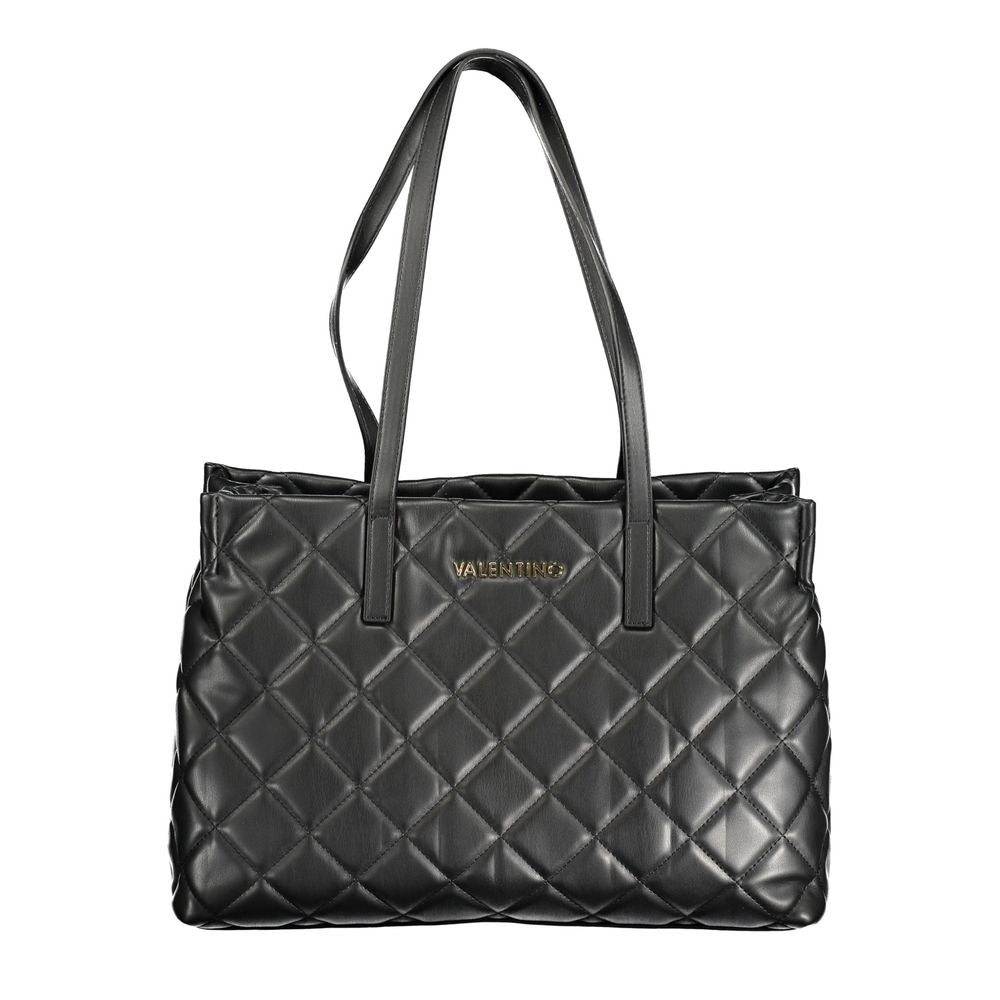 Front view with bag zipped and handles upright.