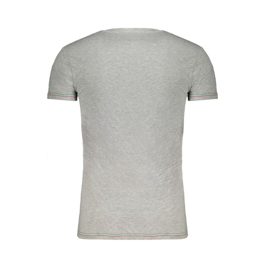 Aeronautica Militare Gray Cotton Men T-Shirt