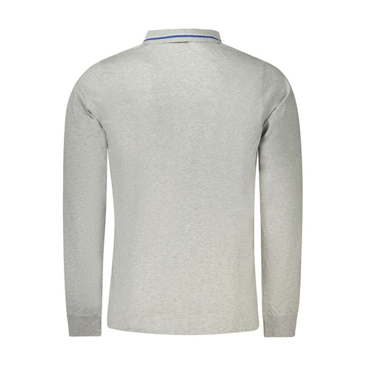 Norway 1963 Gray Cotton Men Polo Shirt