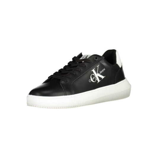 Calvin Klein Black Leather Men Sneaker