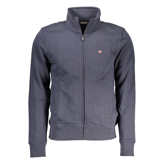 Napapijri Blue Cotton Men Sweater