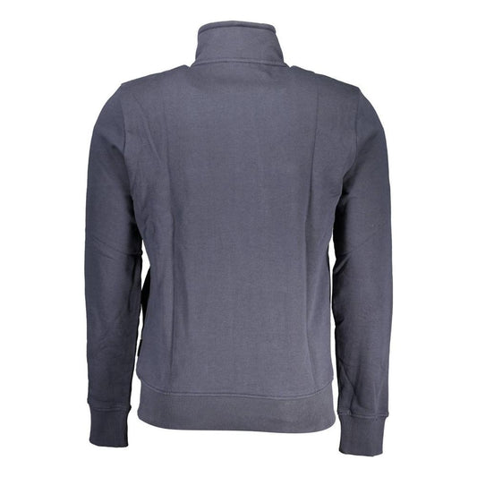 Napapijri Blue Cotton Men Sweater