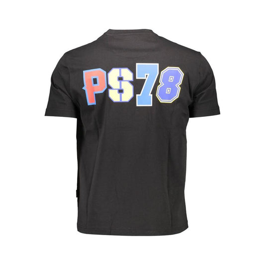 Plein Sport Black Cotton Men T-Shirt