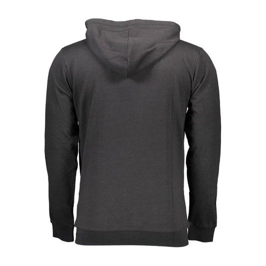 Sergio Tacchini Black Cotton Men Sweater