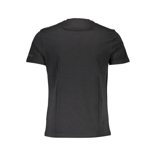 La Martina Black Cotton Men T-Shirt