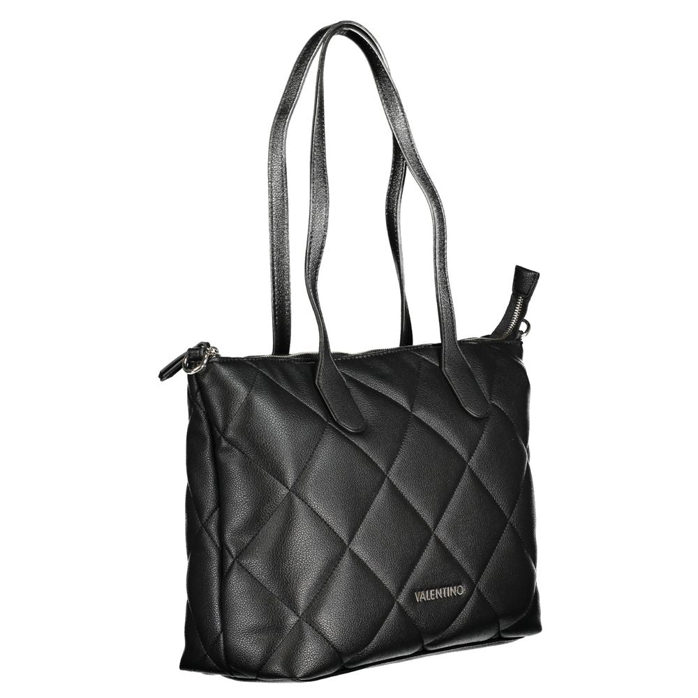 Front view with bag zipped and handles upright.