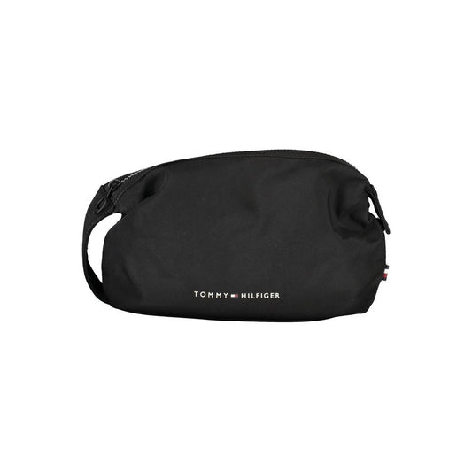 Tommy Hilfiger Black Polyester Leather Accessory