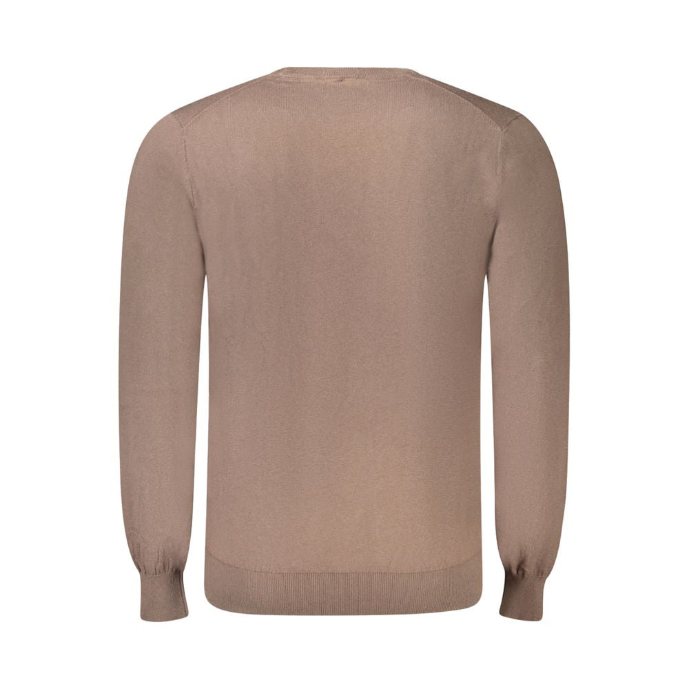 Guess Jeans Brown Cotton Men Sweater GU-35155-S