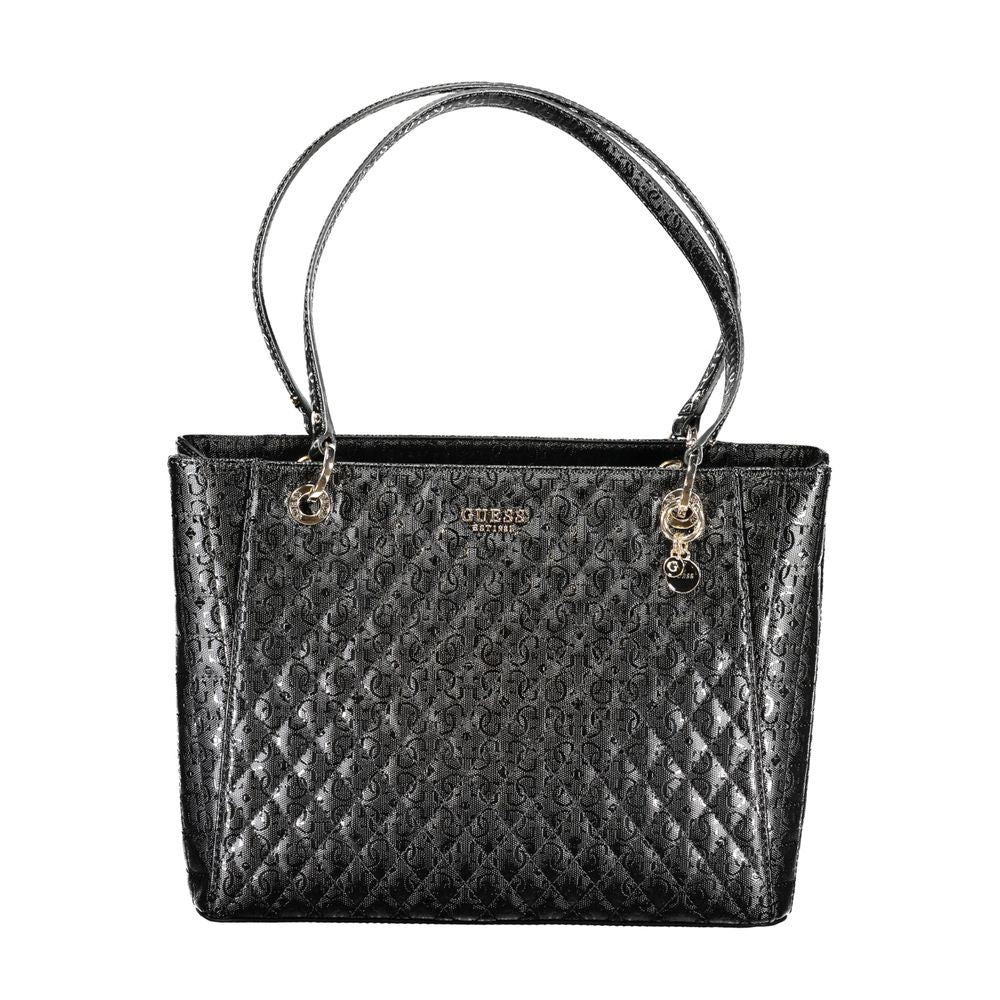 Front view with bag zipped and handles upright.