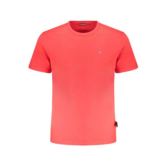 Napapijri Red Cotton T-Shirt