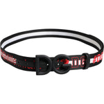 Dolce & Gabbana Black Polyester Logo Print DG Buckle Belt BEL9422-85