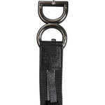 Dolce & Gabbana Black Polyester Logo Print DG Buckle Belt BEL9422-85