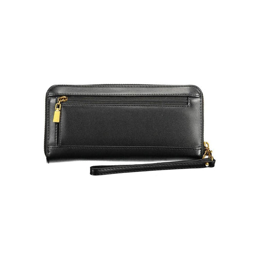 Guess Jeans Black Polyethylene Women Wallet