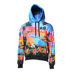 Dolce & Gabbana Multicolor Print Hooded Sweatshirt Sweater TSH90270-52