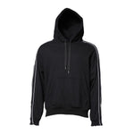 Dolce & Gabbana Black Cotton Logo Hooded Sweatshirt Sweater TSH90274-50
