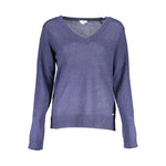 U.S. POLO ASSN. Blue Acrylic Women Sweater US-7032-M