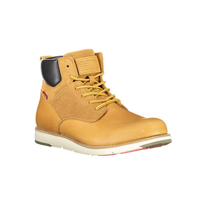 Levi's Beige Leather Men Boot