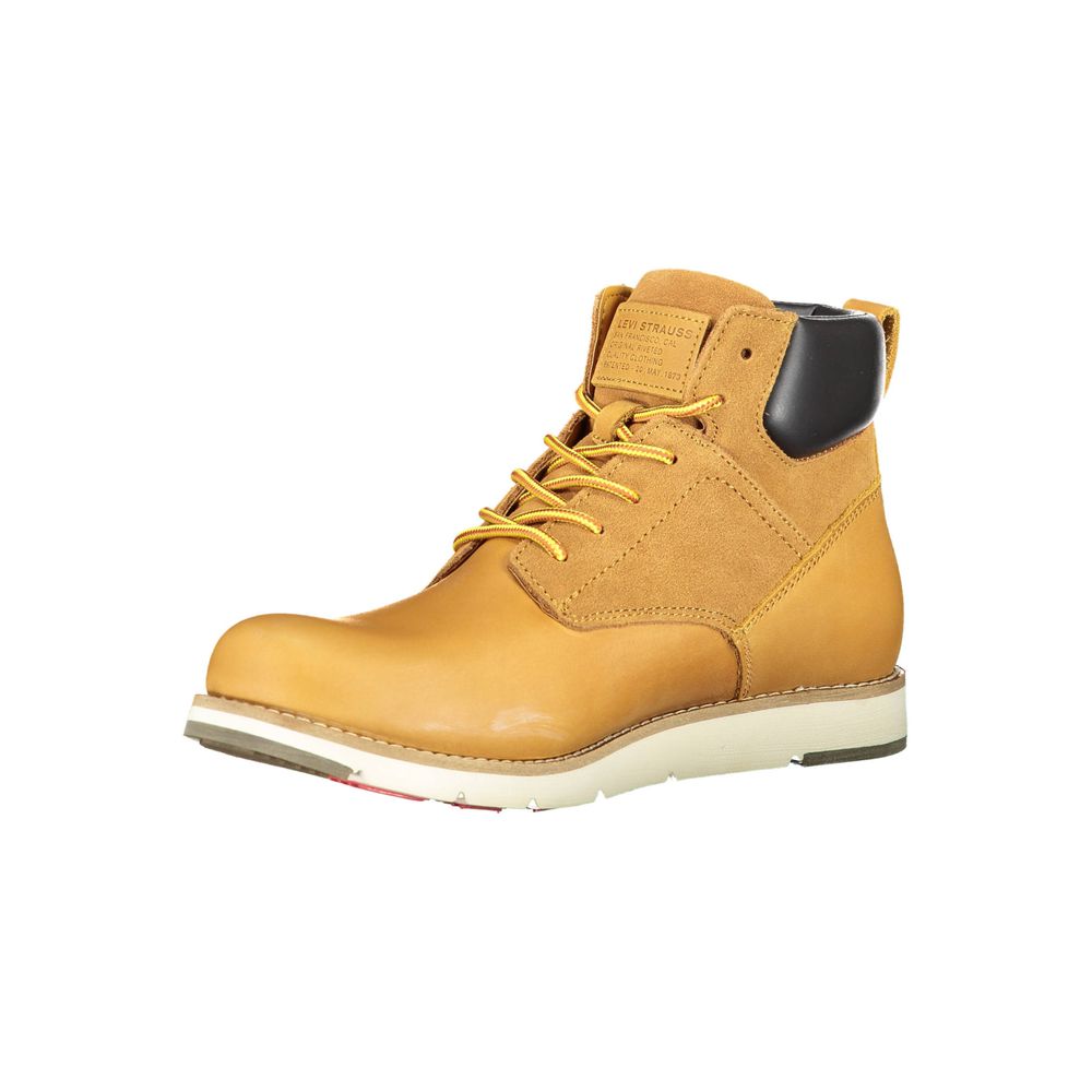 Levi's Beige Leather Men Boot