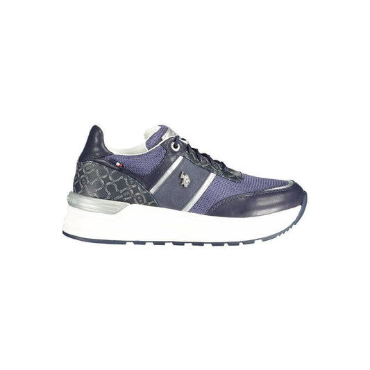 U.S. POLO ASSN. Blue Polyester Women Sneaker US-13422-EU38/US8
