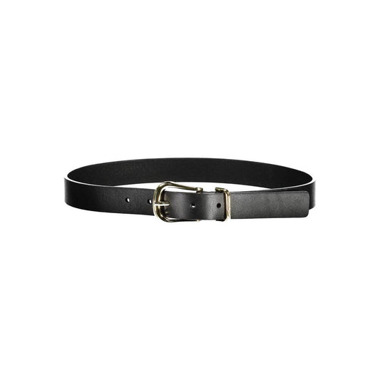 Tommy Hilfiger Black Leather Women Belt