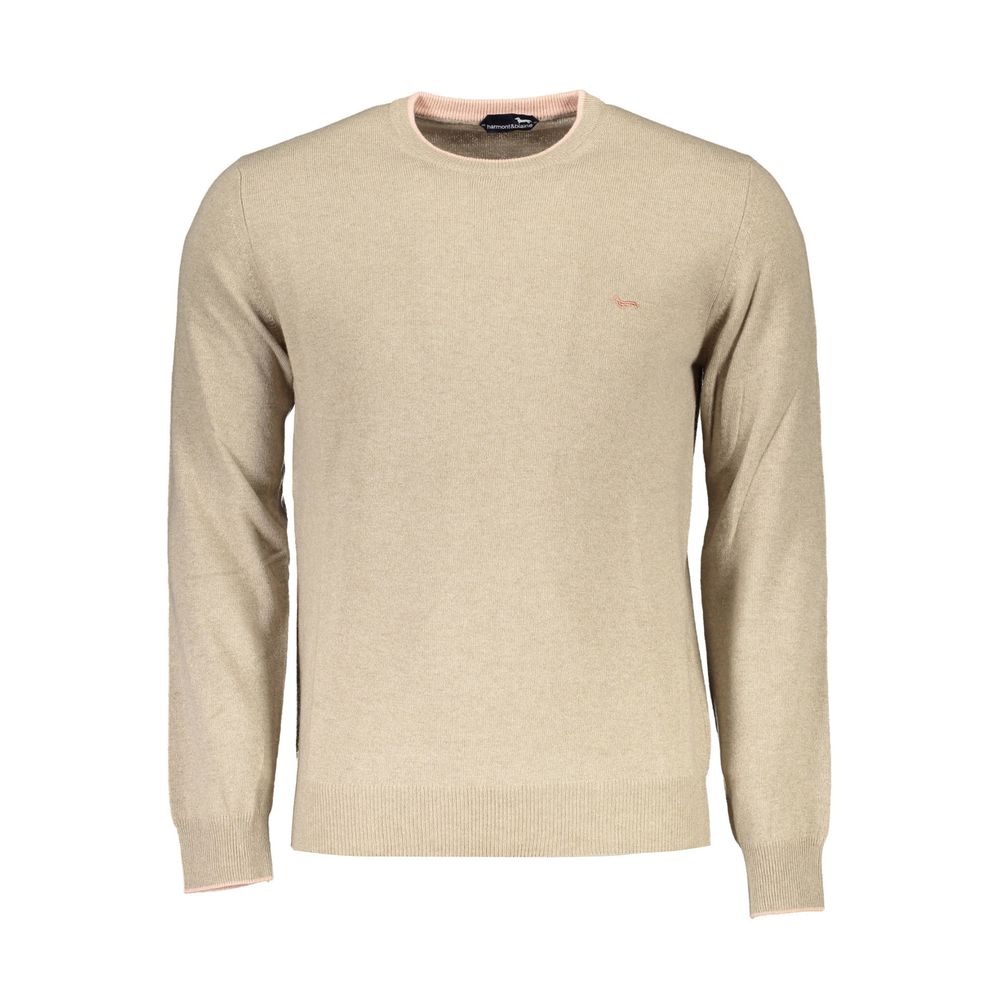Harmont & Blaine Beige Wool Sweater