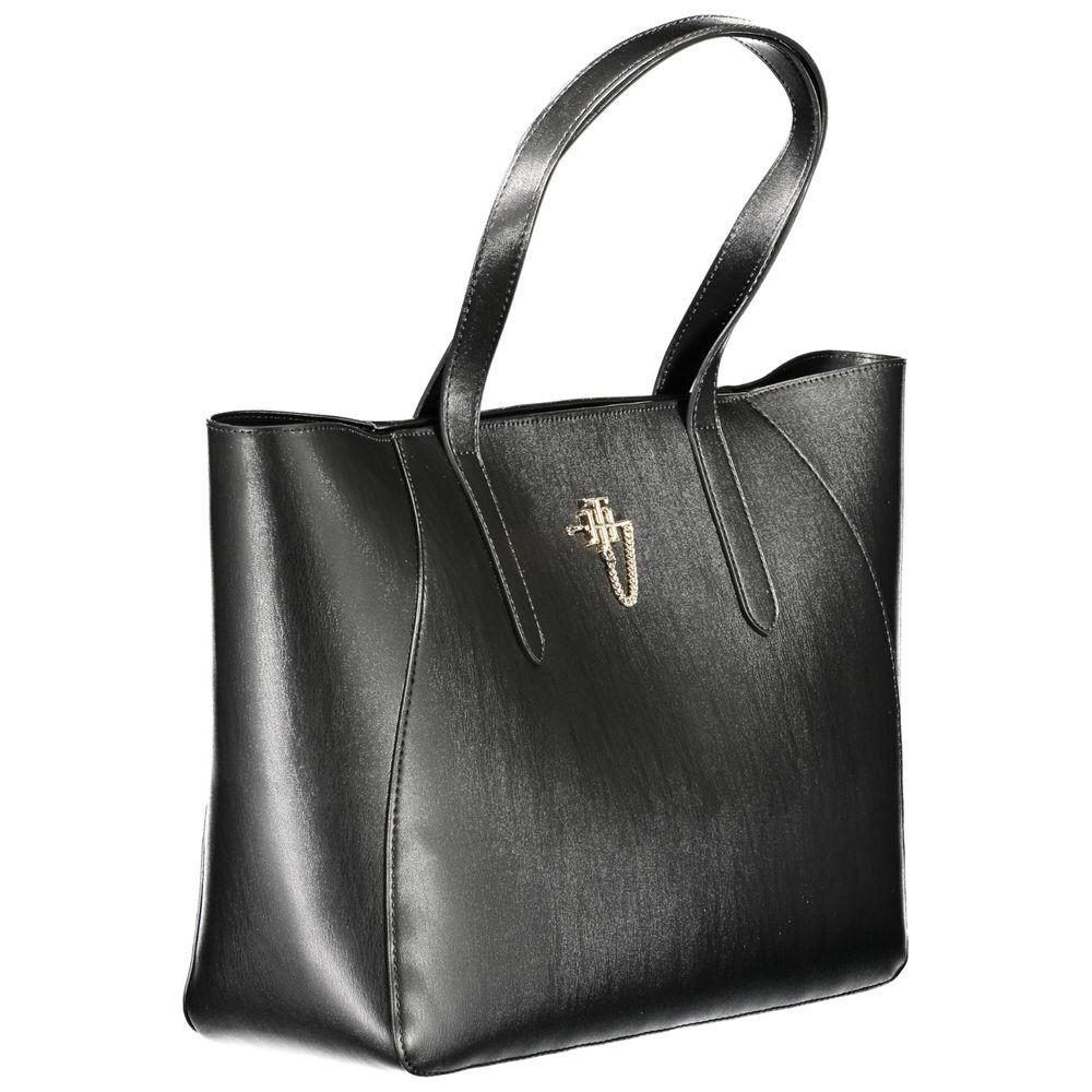 Front view with bag zipped and handles upright.