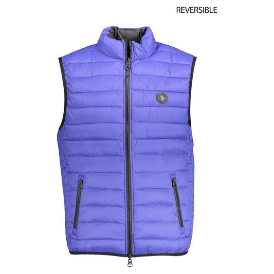 U.S. POLO ASSN. Blue Nylon Men Jacket US-16978-IT54 | XXL