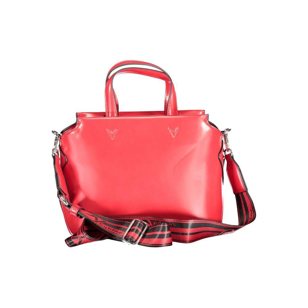 Front view with bag zipped and handles upright.