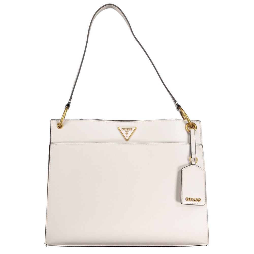 Front view with bag zipped and handles upright.