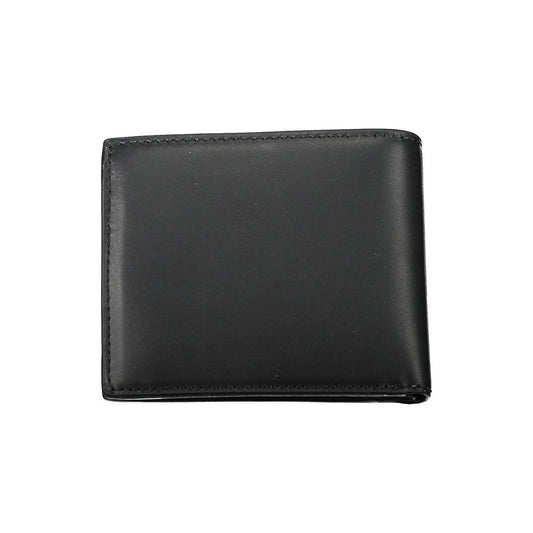 Tommy Hilfiger Black Leather Men Wallet