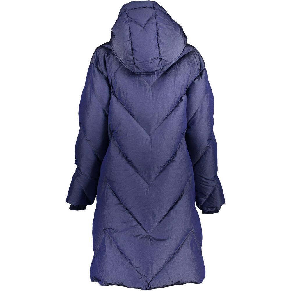 K-WAY Blue Polyamide Jackets & Coat