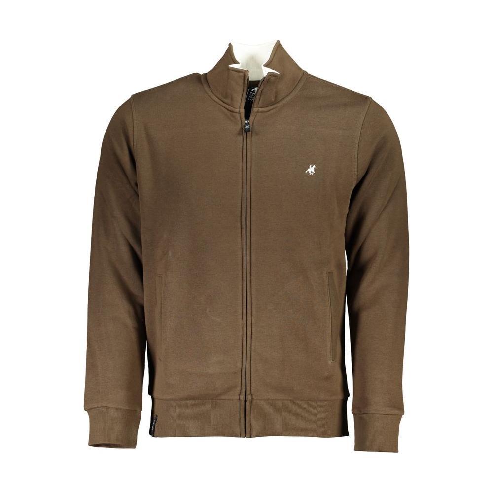 U.S. Grand Polo Elegant Long Sleeve Zippered Sweatshirt US-22989-XL