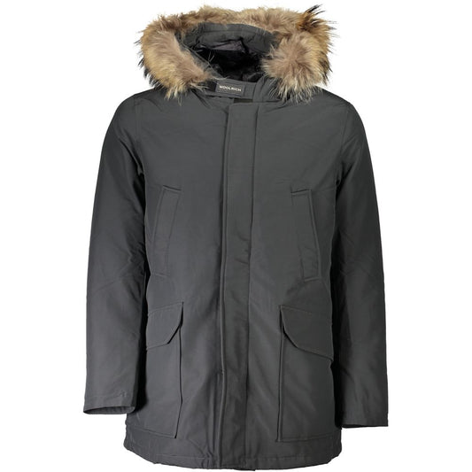 Woolrich Gray Cotton Jackets & Coat