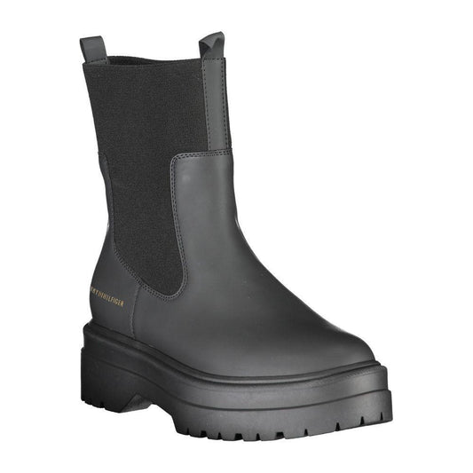 Tommy Hilfiger Elegant Ankle Boot with Contrast Details TO-26202-EU40/US10