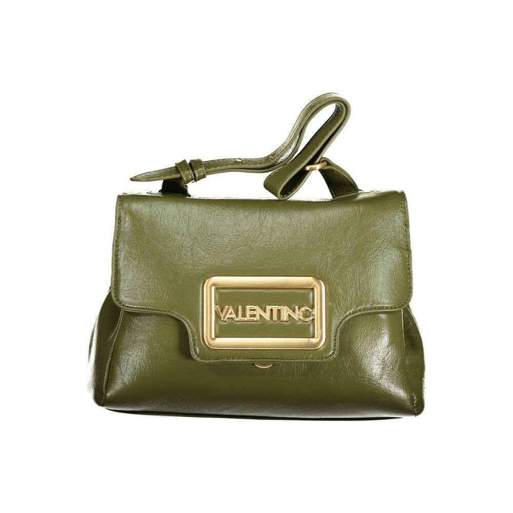 Front view with bag zipped and handles upright.