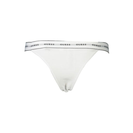 Guess Jeans White Cotton Women Thong