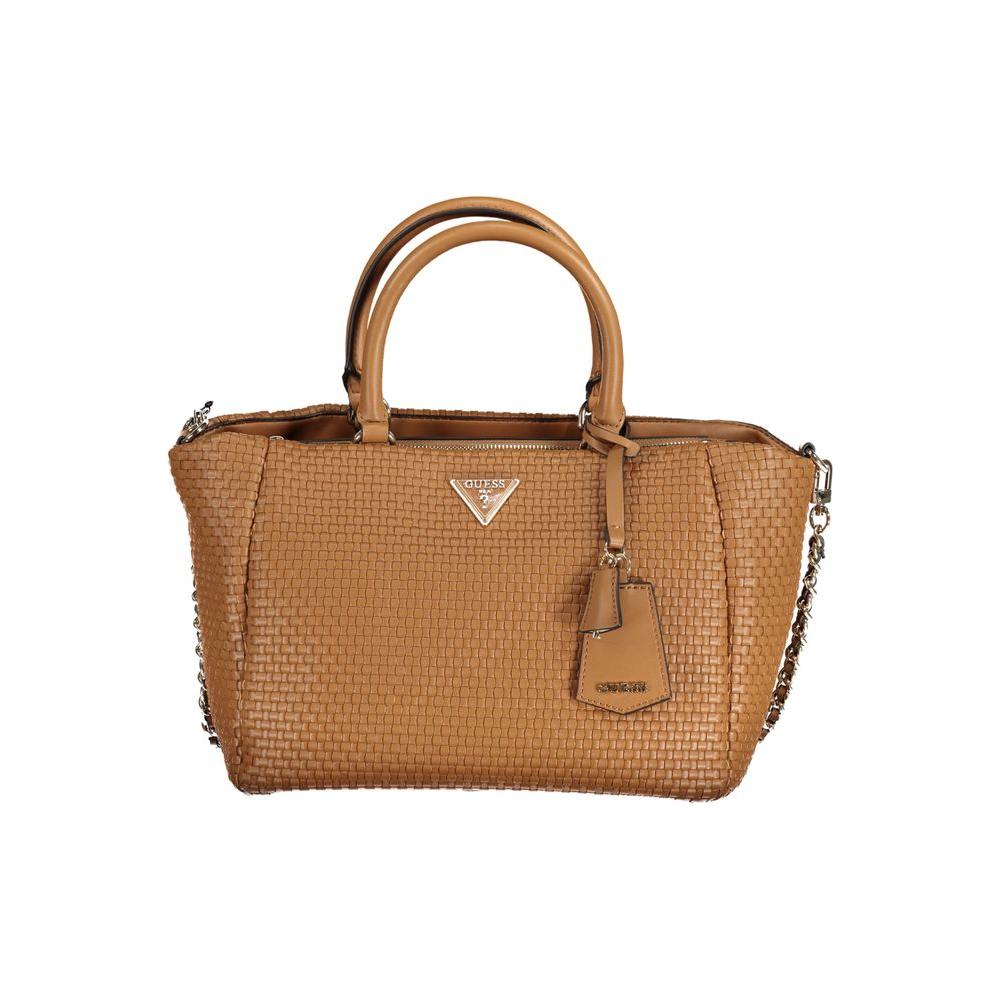 Front view with bag zipped and handles upright.