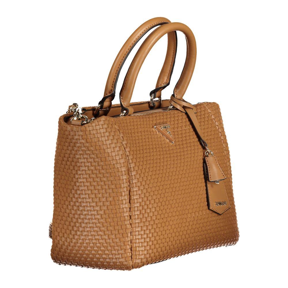 Front view with bag zipped and handles upright.